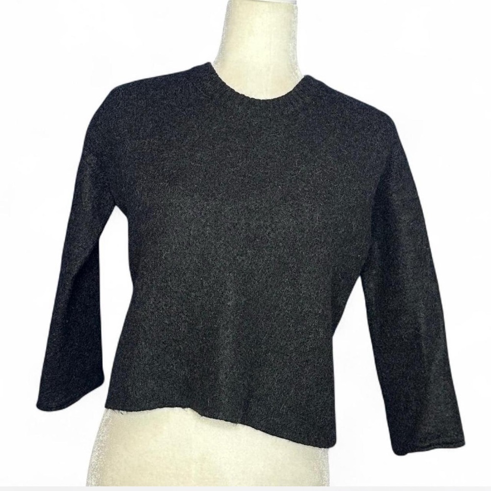 💜 Lunya Dark Grey Alpaca Royal Sweater (XS)
